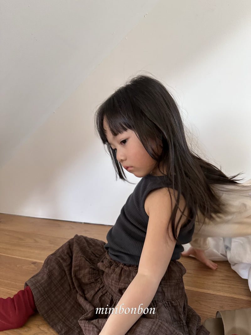Mini Bongbong - Korean Children Fashion - #prettylittlegirls - Squirrel Sleeveless