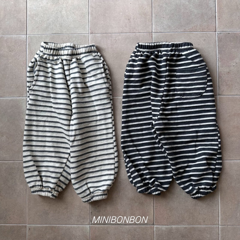 Mini Bongbong - Korean Children Fashion - #stylishchildhood - Balance Stripe Pants - 3