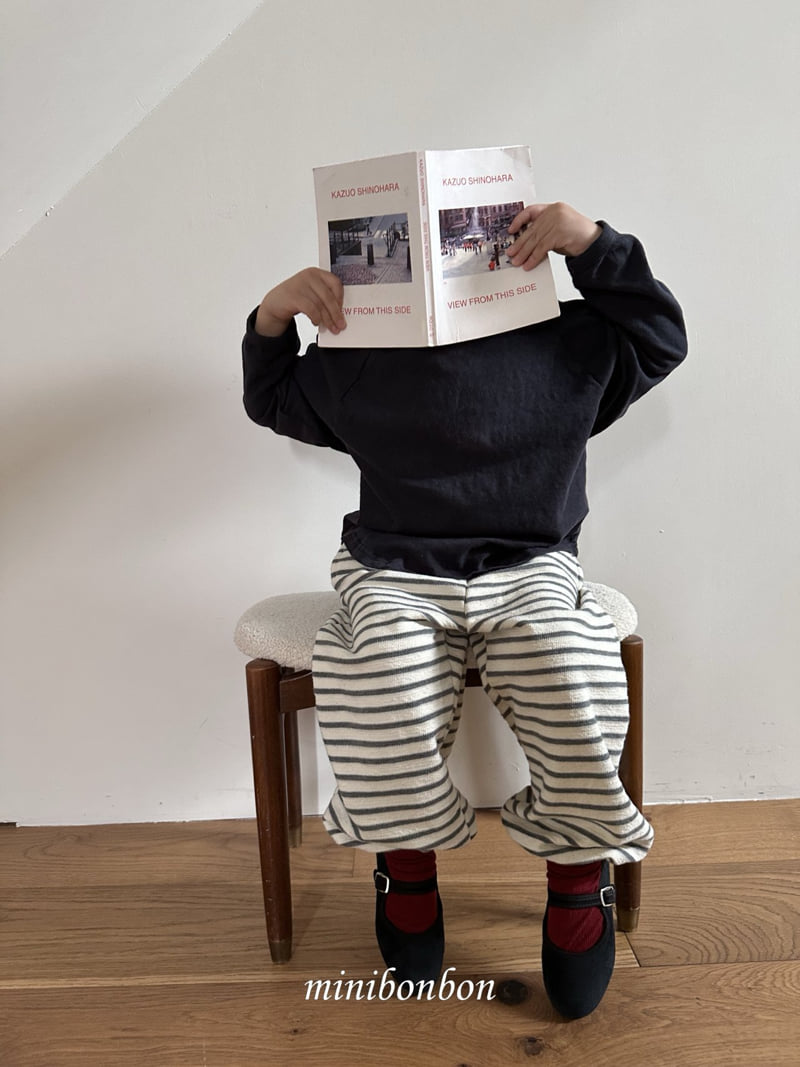 Mini Bongbong - Korean Children Fashion - #todddlerfashion - Balance Stripe Pants