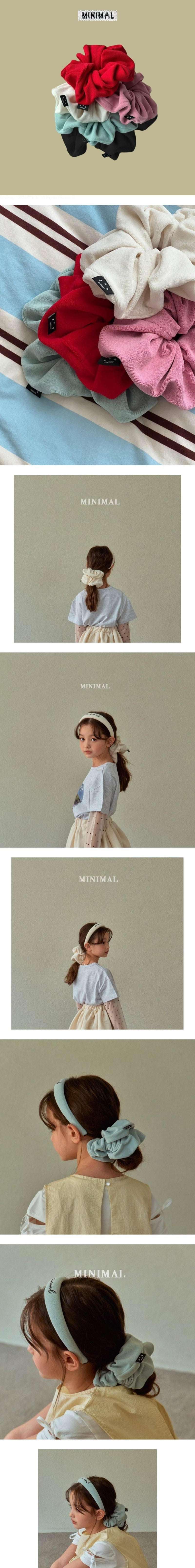 Minimal - Korean Children Fashion - #childofig - Minimal Scrunchie
