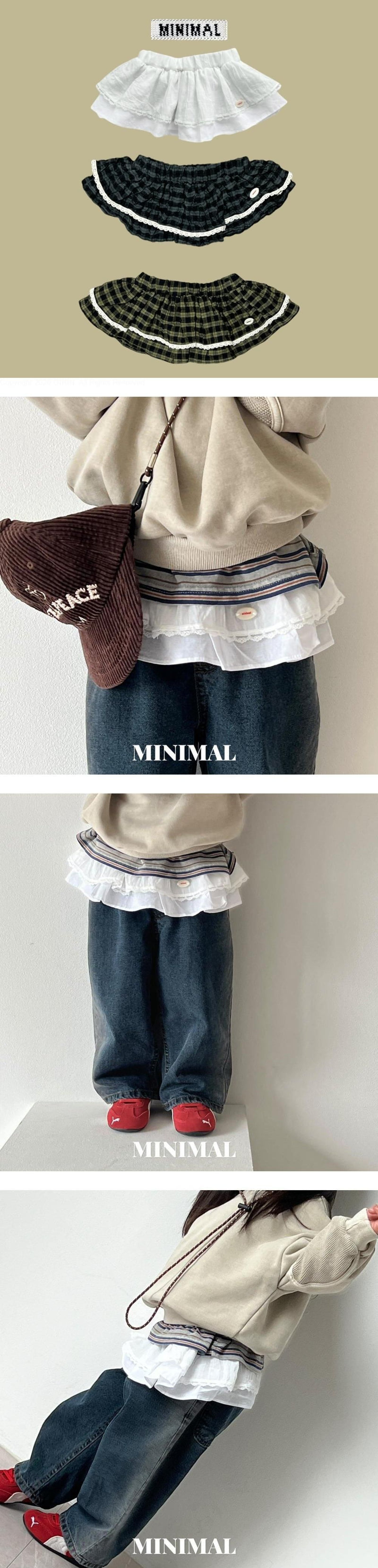 Minimal - Korean Children Fashion - #childrensboutique - Choppy Layered Skirt 1