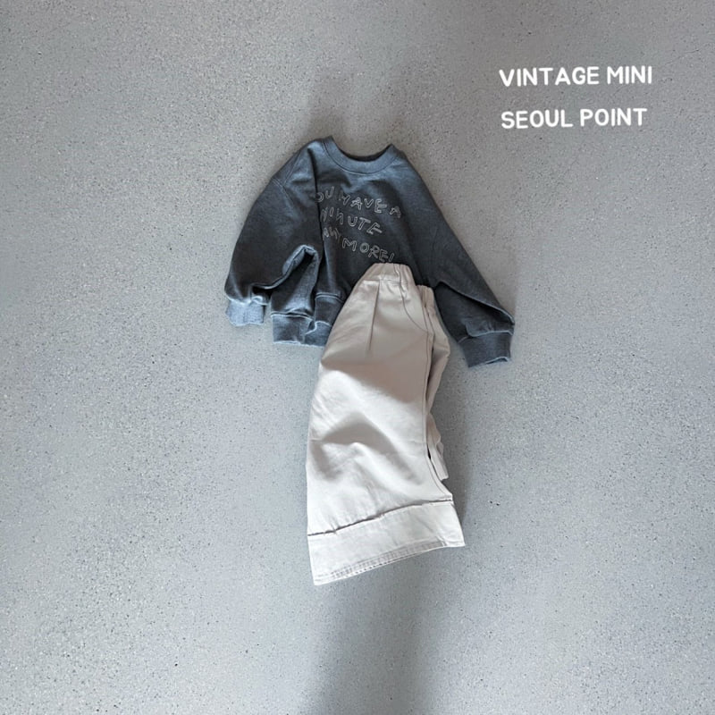 Minipoint - Korean Children Fashion - #Kfashion4kids - MINUTE Sweatshirt - 3