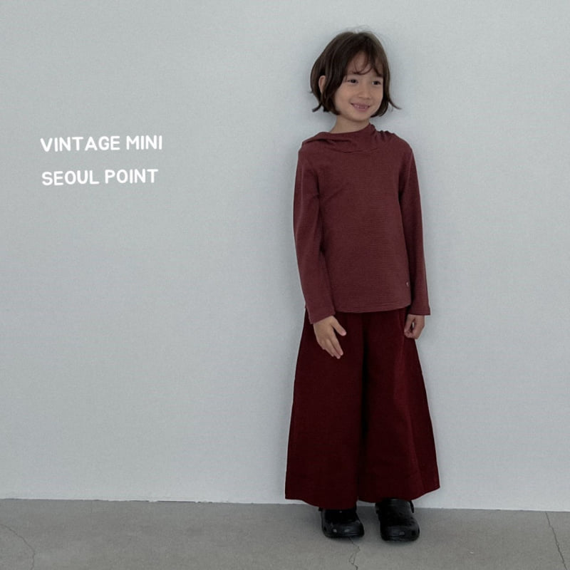 Minipoint - Korean Children Fashion - #childofig - Wide Hem Pants - 10