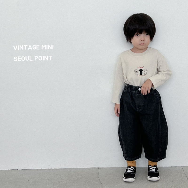 Minipoint - Korean Children Fashion - #childofig - Three Puppies Tee - 5