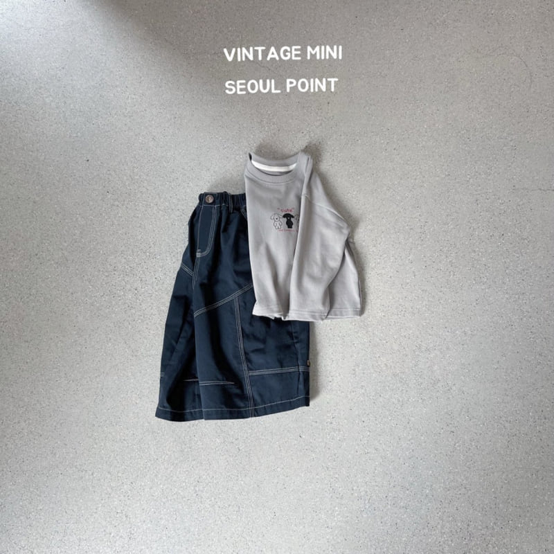Minipoint - Korean Children Fashion - #childofig - Raw Edge Denim Pants - 2