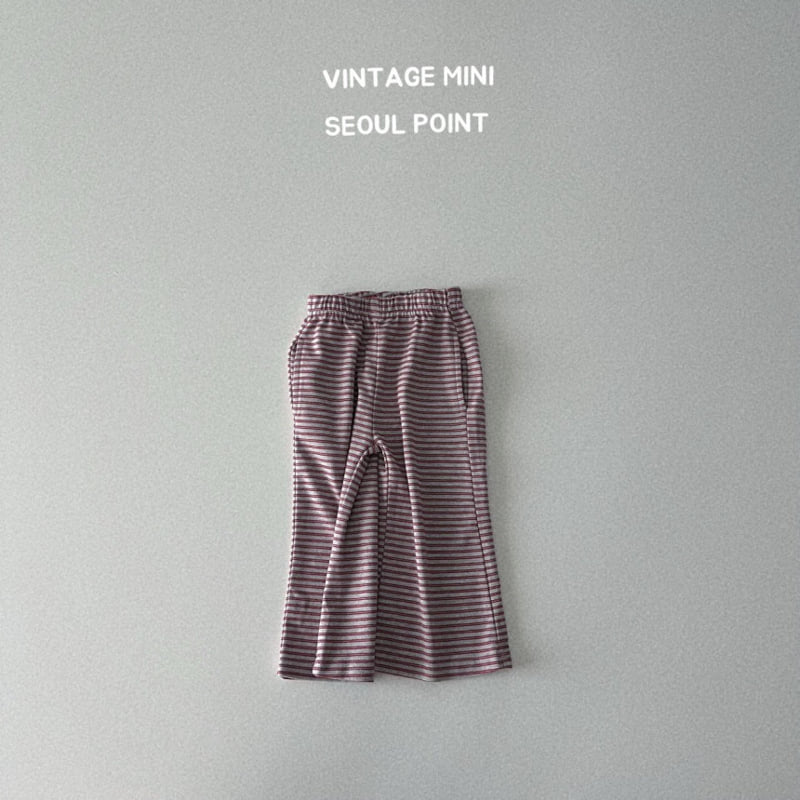 Minipoint - Korean Children Fashion - #childofig - Striped Short Pants