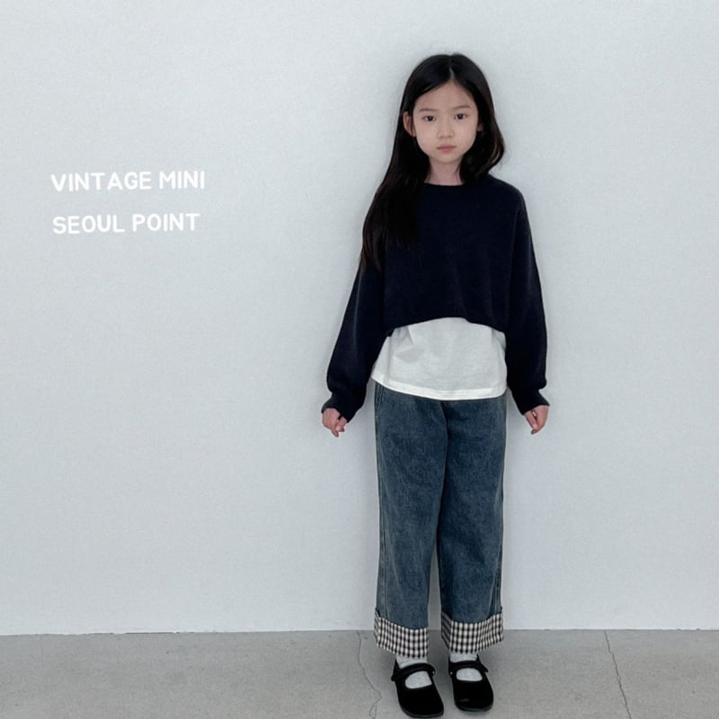 Minipoint - Korean Children Fashion - #childofig - Short Knit - 11