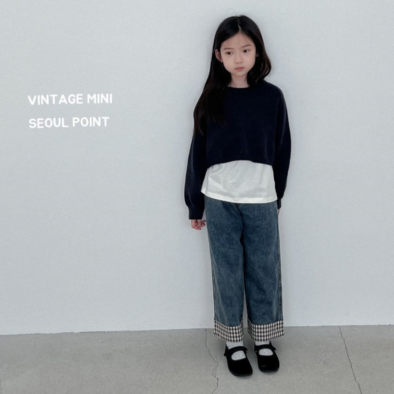 Minipoint - Korean Children Fashion - #childofig - Short Knit - 12