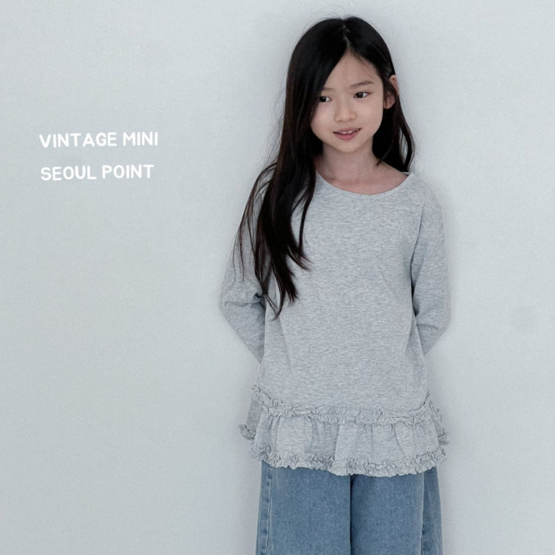 Minipoint - Korean Children Fashion - #childofig - Frill Tee - 7