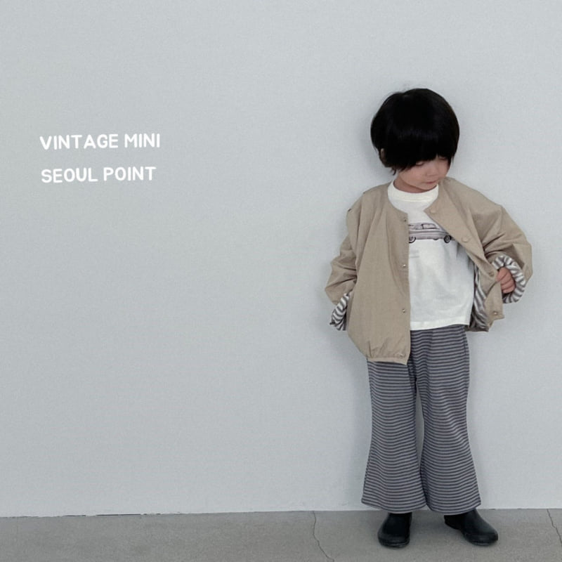 Minipoint - Korean Children Fashion - #childofig - Check Name Tag Jacket - 5