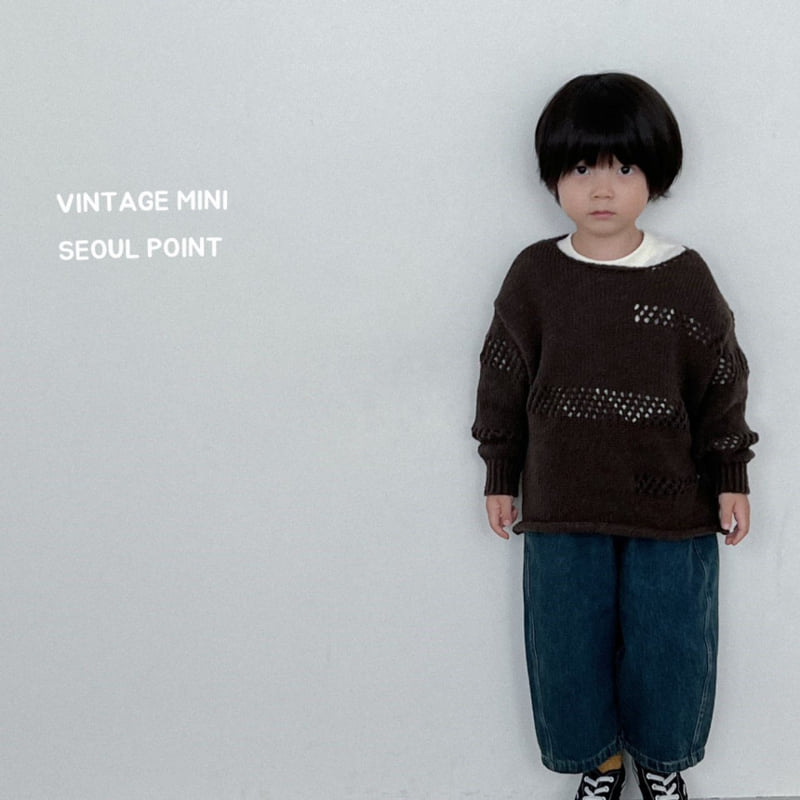 Minipoint - Korean Children Fashion - #childofig - Modern Knit Sweater - 4