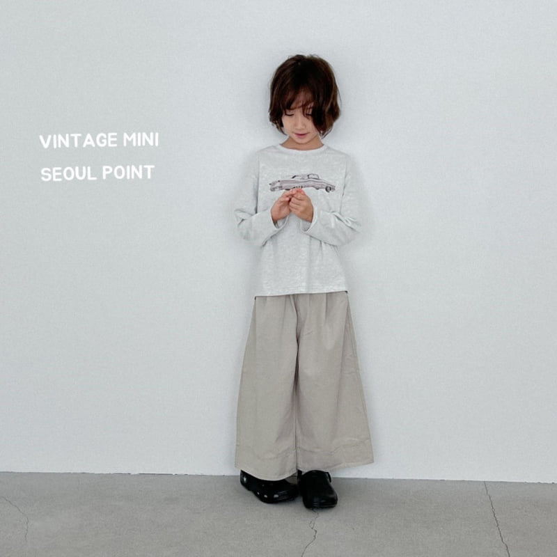 Minipoint - Korean Children Fashion - #childrensboutique - Wide Hem Pants - 11