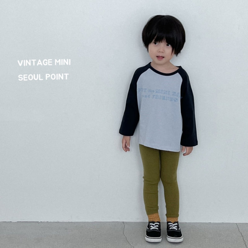 Minipoint - Korean Children Fashion - #childrensboutique - MINI Raglan Tee - 3