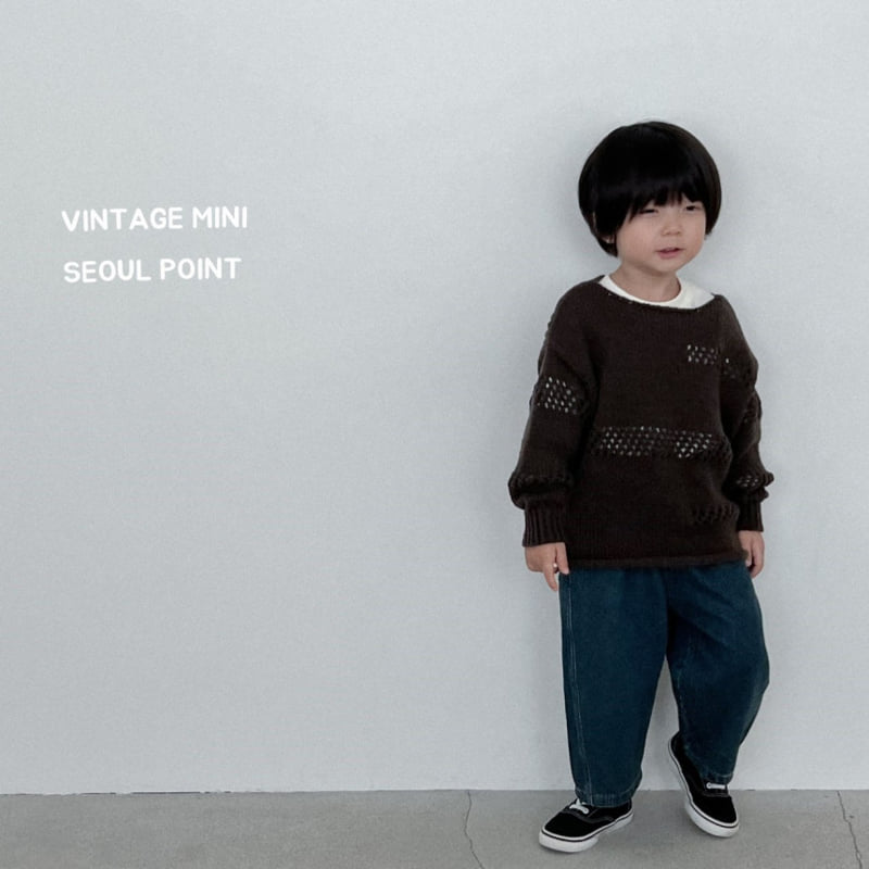 Minipoint - Korean Children Fashion - #childrensboutique - Modern Knit Sweater - 5