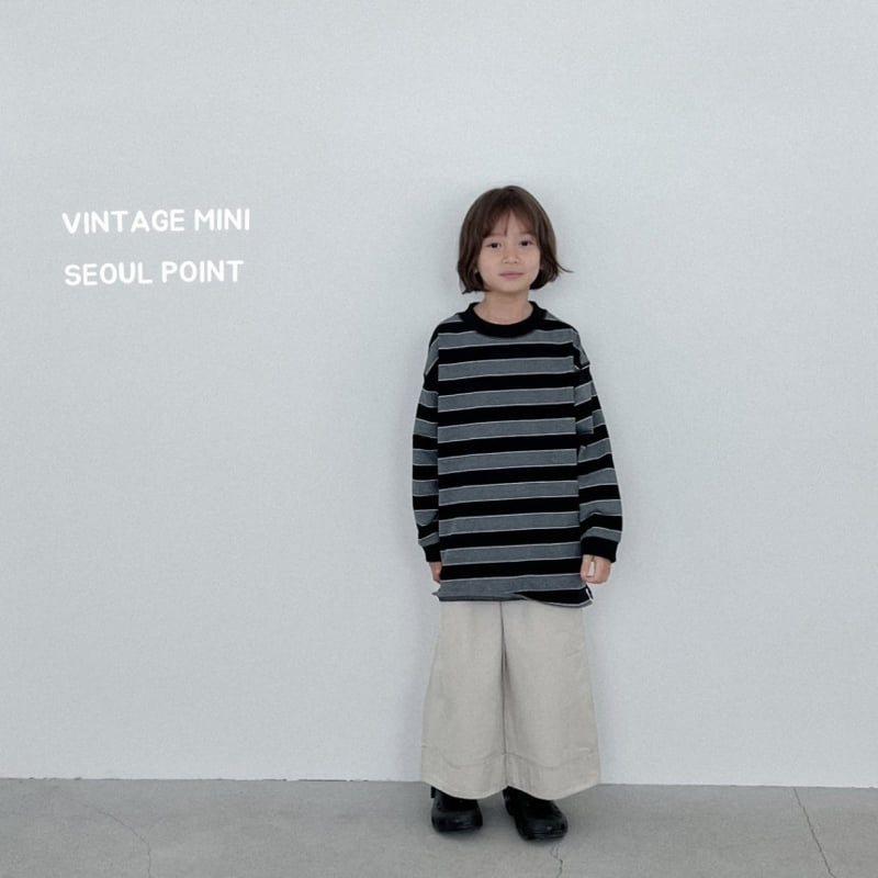 Minipoint - Korean Children Fashion - #designkidswear - Wide Hem Pants - 12