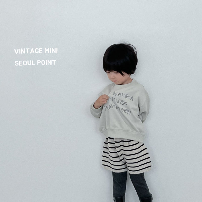 Minipoint - Korean Children Fashion - #designkidswear - Striped Knit Shorts - 10