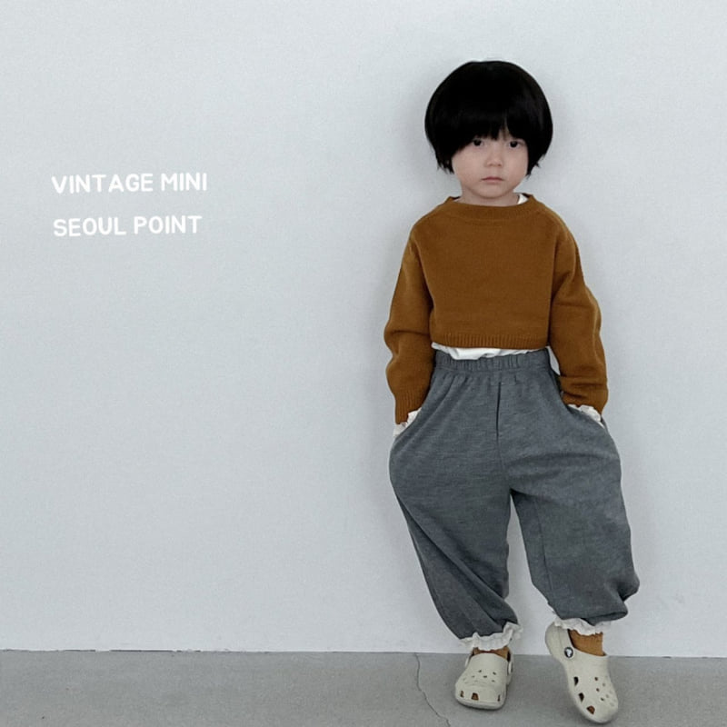 Minipoint - Korean Children Fashion - #designkidswear - Lace + Pants - 5