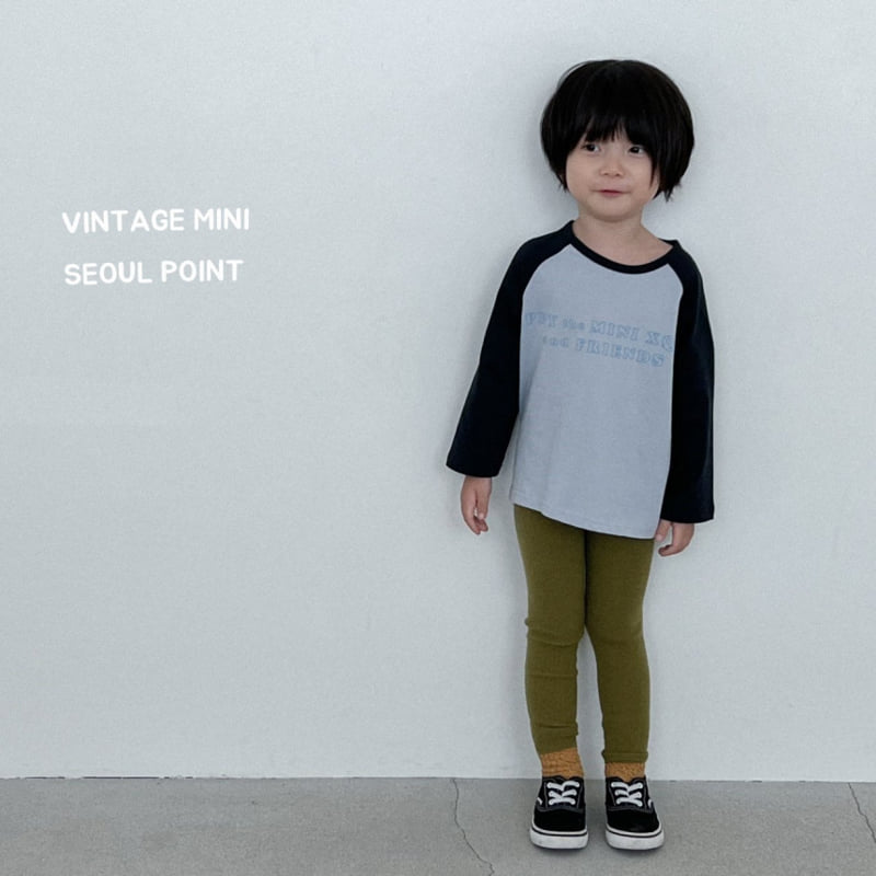 Minipoint - Korean Children Fashion - #childrensboutique - MINI Raglan Tee - 4