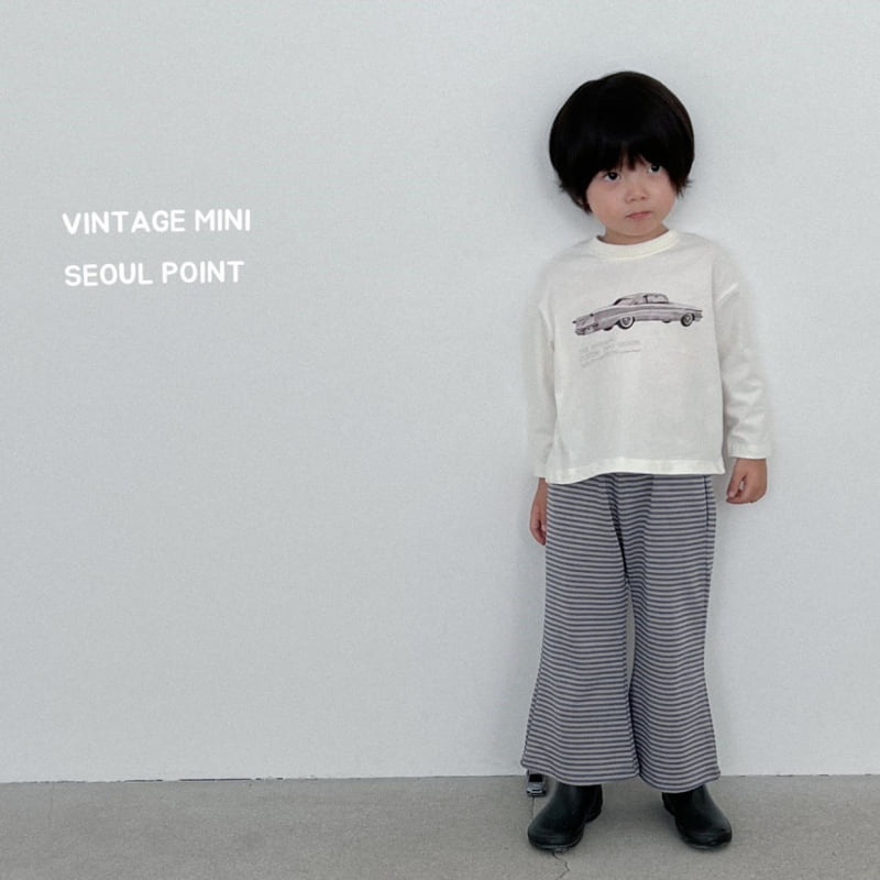 Minipoint - Korean Children Fashion - #designkidswear - Striped Short Pants - 3