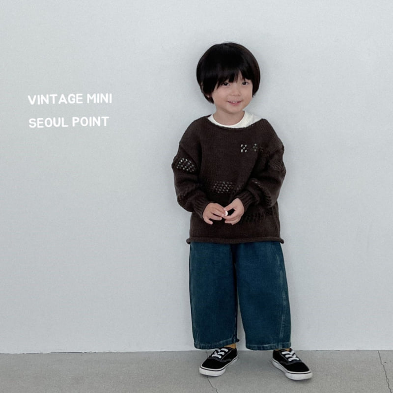 Minipoint - Korean Children Fashion - #designkidswear - Modern Knit Sweater - 6