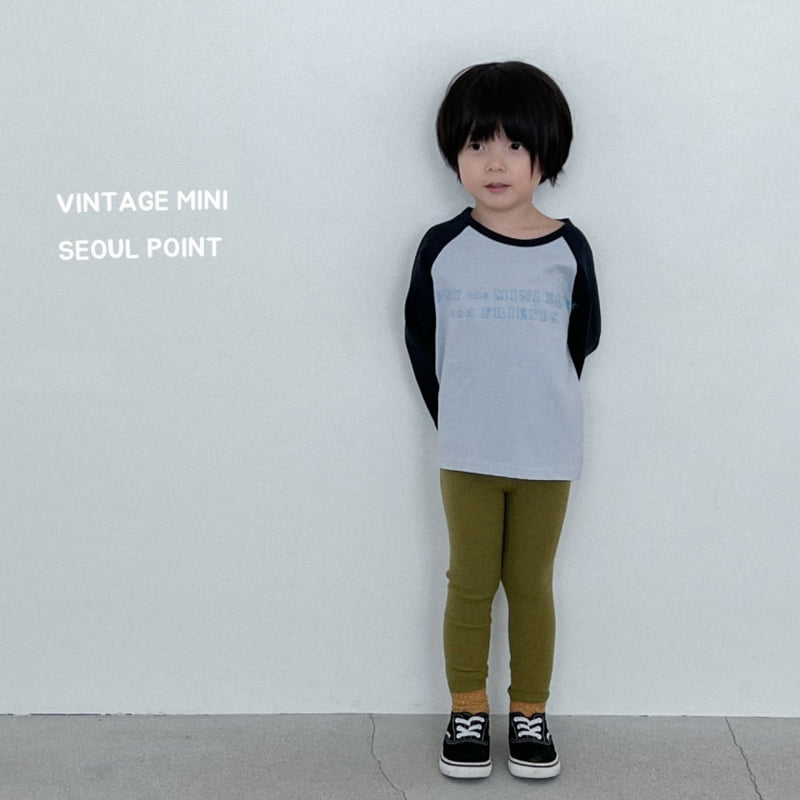 Minipoint - Korean Children Fashion - #discoveringself - MINI Raglan Tee - 5