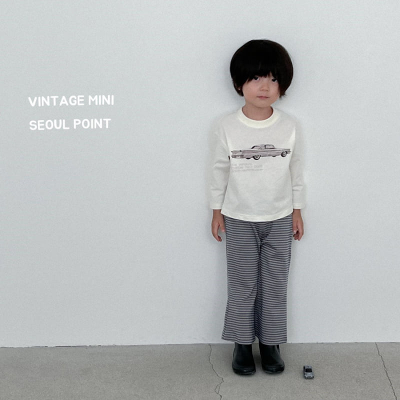 Minipoint - Korean Children Fashion - #designkidswear - Striped Short Pants - 4