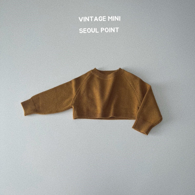 Minipoint - Korean Children Fashion - #discoveringself - Short Knit