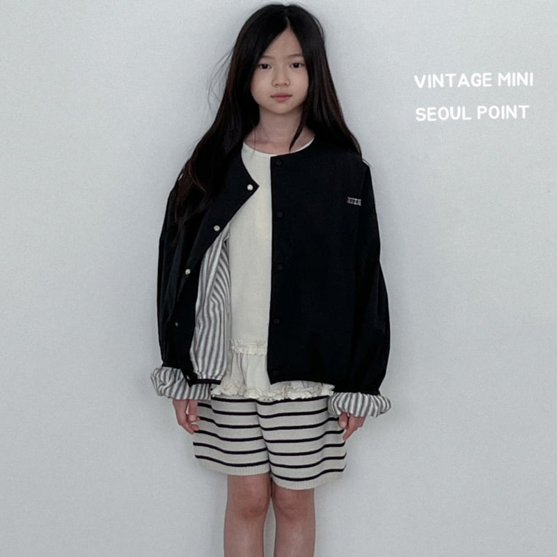 Minipoint - Korean Children Fashion - #discoveringself - Check Name Tag Jacket - 8