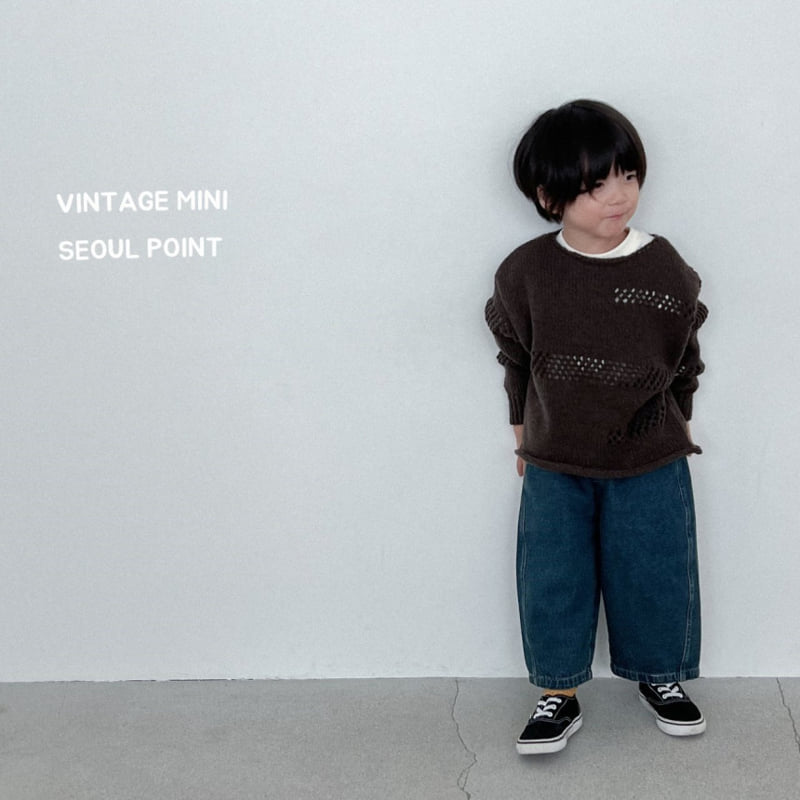 Minipoint - Korean Children Fashion - #discoveringself - Modern Knit Sweater - 7