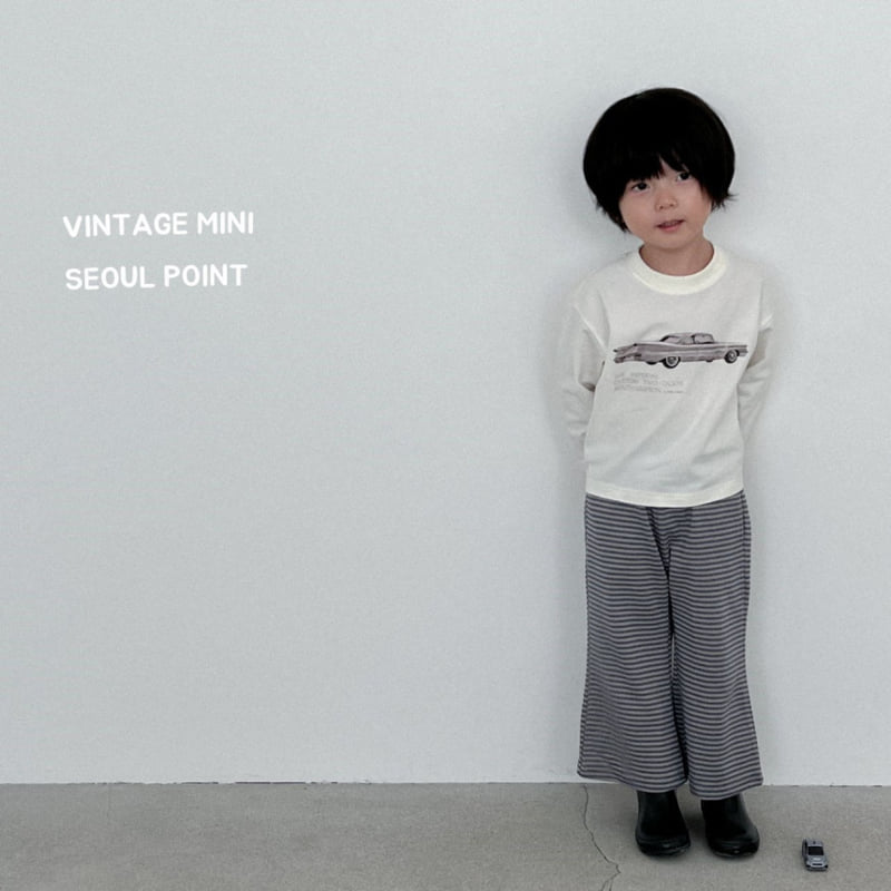 Minipoint - Korean Children Fashion - #fashionkids - Striped Short Pants - 5