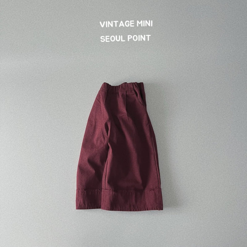 Minipoint - Korean Children Fashion - #kidsshorts - Wide Hem Pants