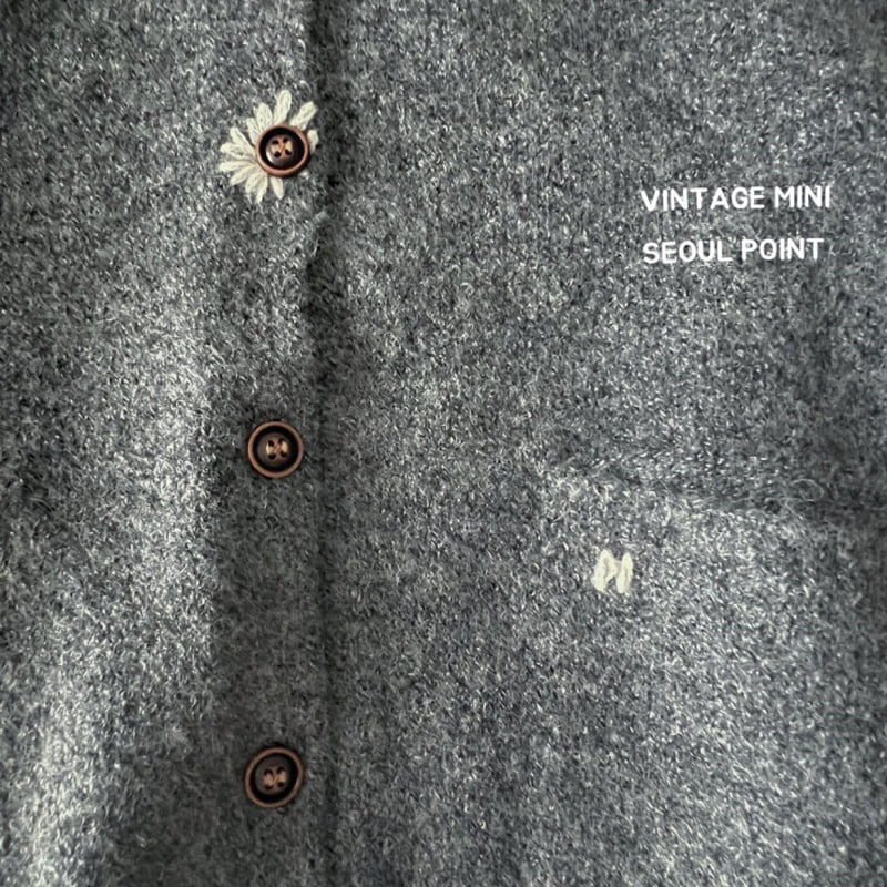 Minipoint - Korean Children Fashion - #kidsshorts - Oat Knit Cardigan