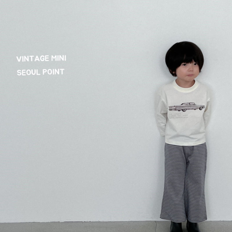 Minipoint - Korean Children Fashion - #kidsshorts - Striped Short Pants - 6