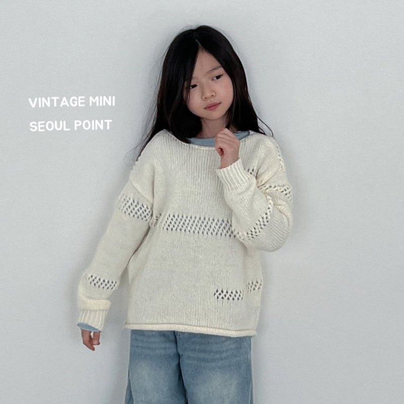 Minipoint - Korean Children Fashion - #kidsshorts - Modern Knit Sweater - 9
