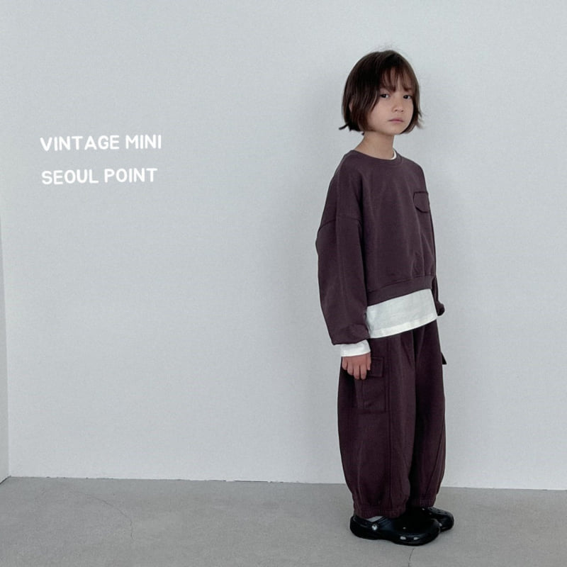 Minipoint - Korean Children Fashion - #kidsstore - Circle Cutoff Sweatshirt - 11