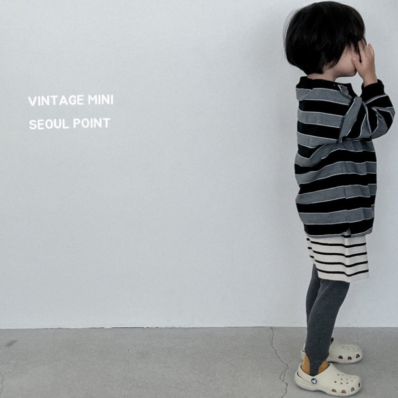 Minipoint - Korean Children Fashion - #kidsstore - Wide Stripe Sweatshirt - 5