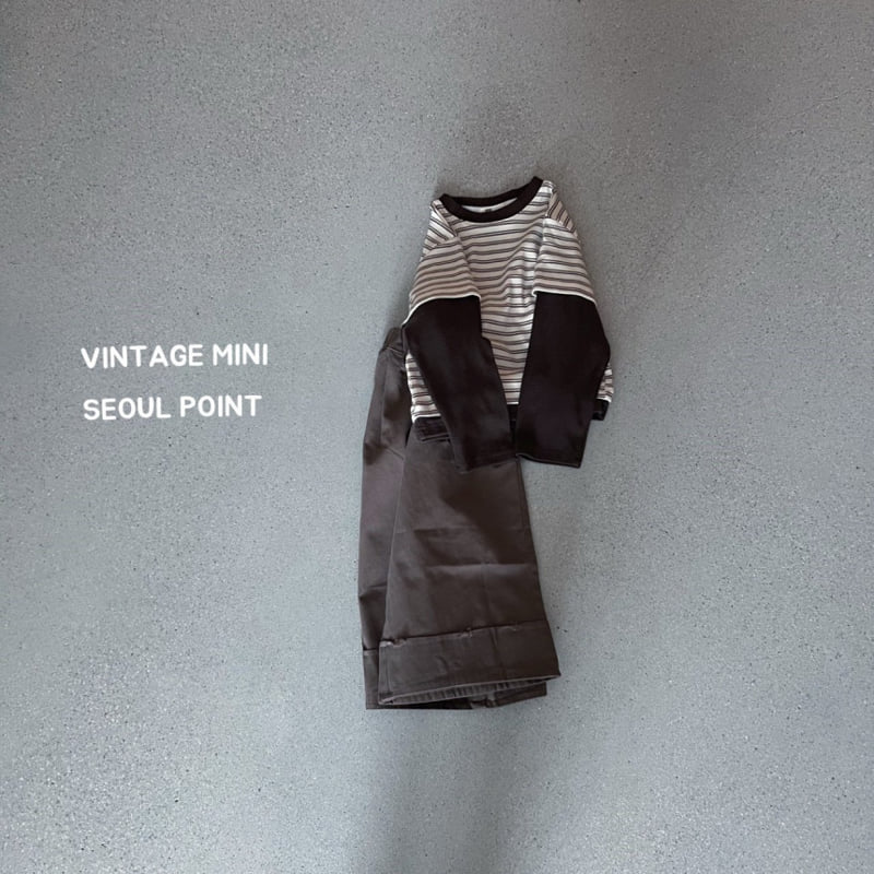 Minipoint - Korean Children Fashion - #kidzfashiontrend - Wide Hem Pants - 3