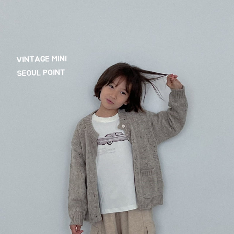 Minipoint - Korean Children Fashion - #kidzfashiontrend - Popcorn Knit Cardigan - 11