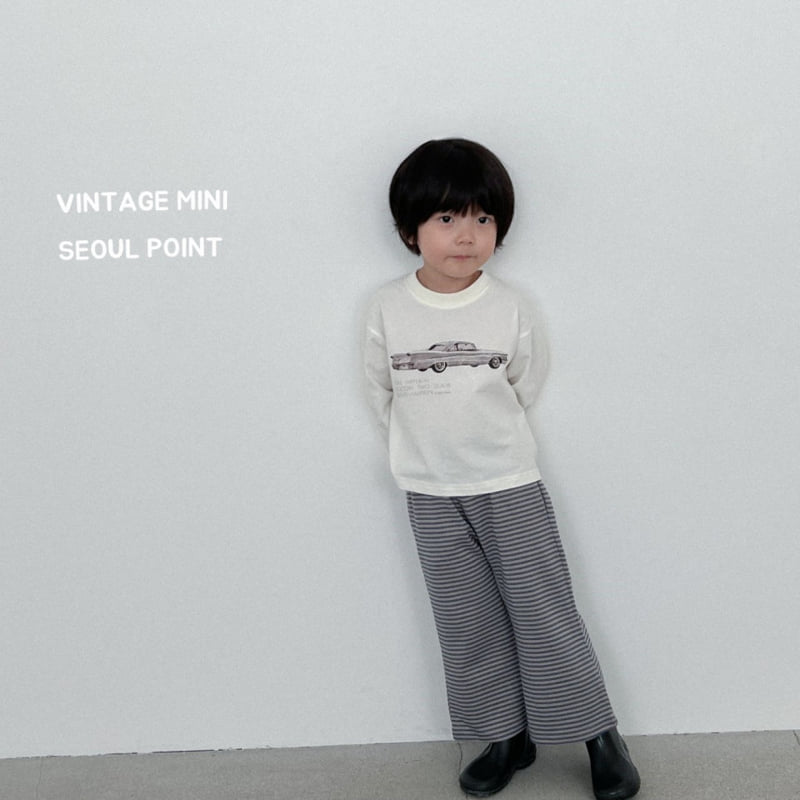 Minipoint - Korean Children Fashion - #kidzfashiontrend - Striped Short Pants - 8