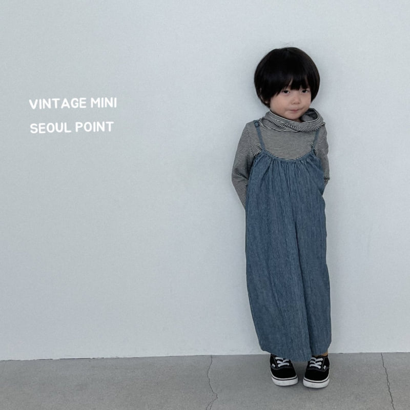 Minipoint - Korean Children Fashion - #kidzfashiontrend - Striped Hood Embroidery Tee - 3