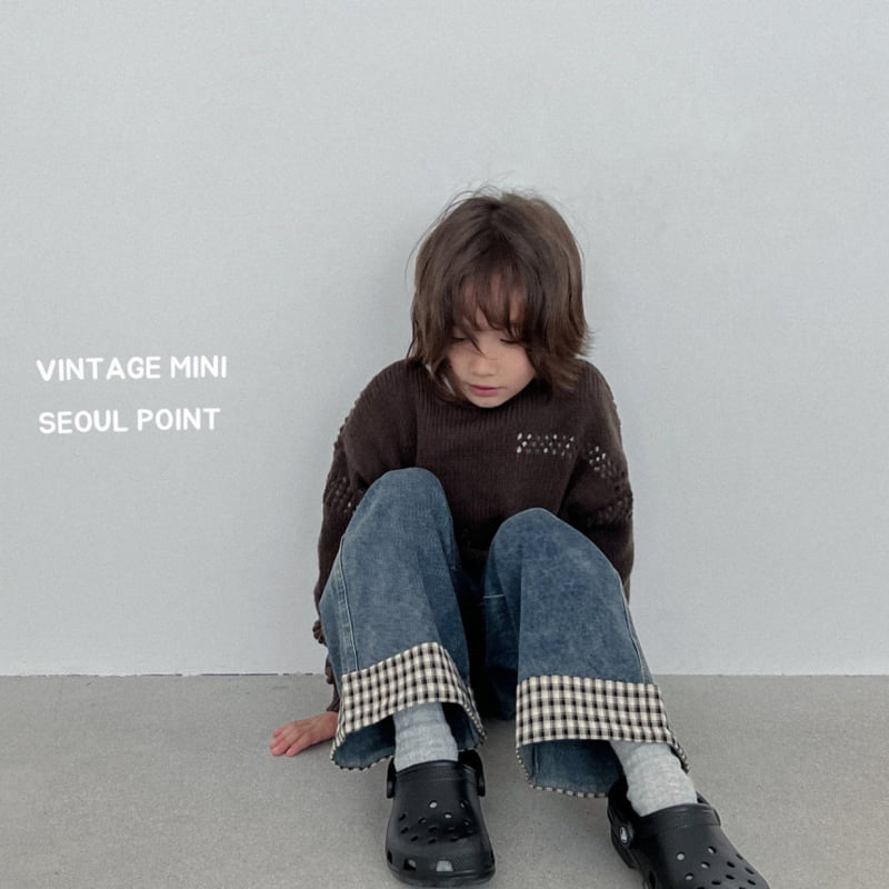 Minipoint - Korean Children Fashion - #kidzfashiontrend - Modern Knit Sweater - 11
