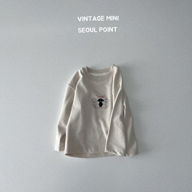 Minipoint - Korean Children Fashion - #littlefashionista - Three Puppies Tee