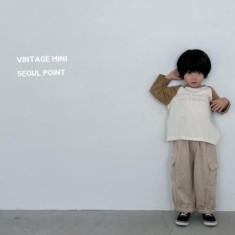 Minipoint - Korean Children Fashion - #littlefashionista - Oatmeal Utility Pants - 9