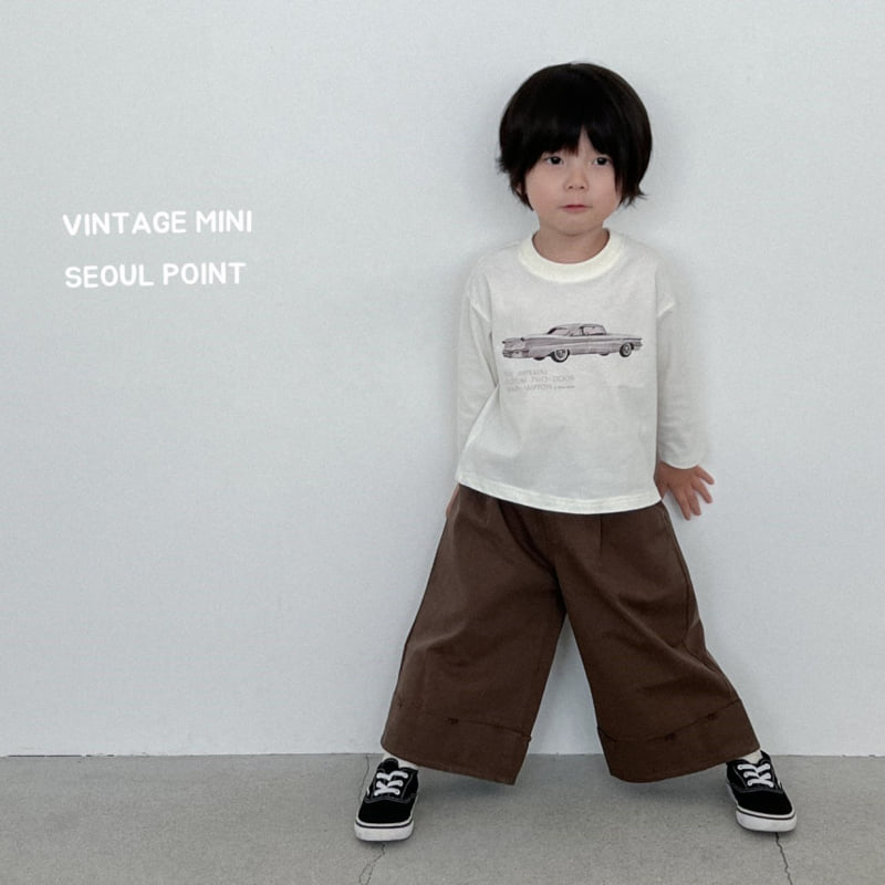 Minipoint - Korean Children Fashion - #magicofchildhood - Wide Hem Pants - 6