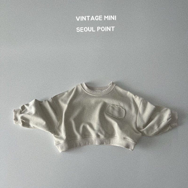 Minipoint - Korean Children Fashion - #magicofchildhood - Circle Cutoff Sweatshirt