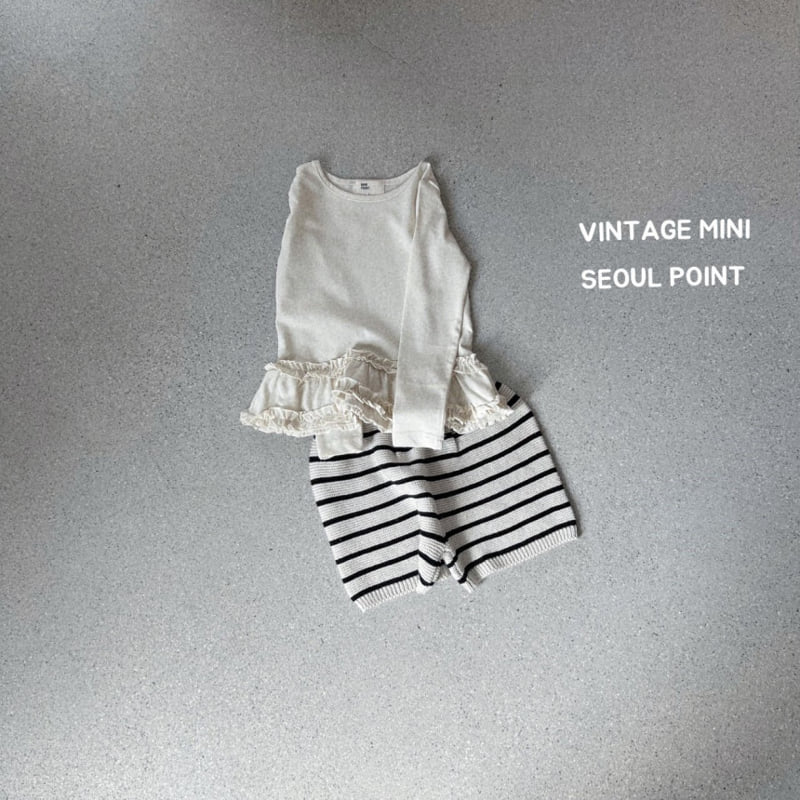 Minipoint - Korean Children Fashion - #magicofchildhood - Frill Tee - 3