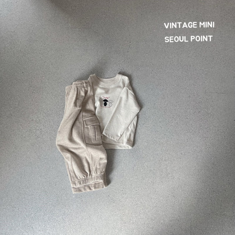 Minipoint - Korean Children Fashion - #minifashionista - Three Puppies Tee - 3
