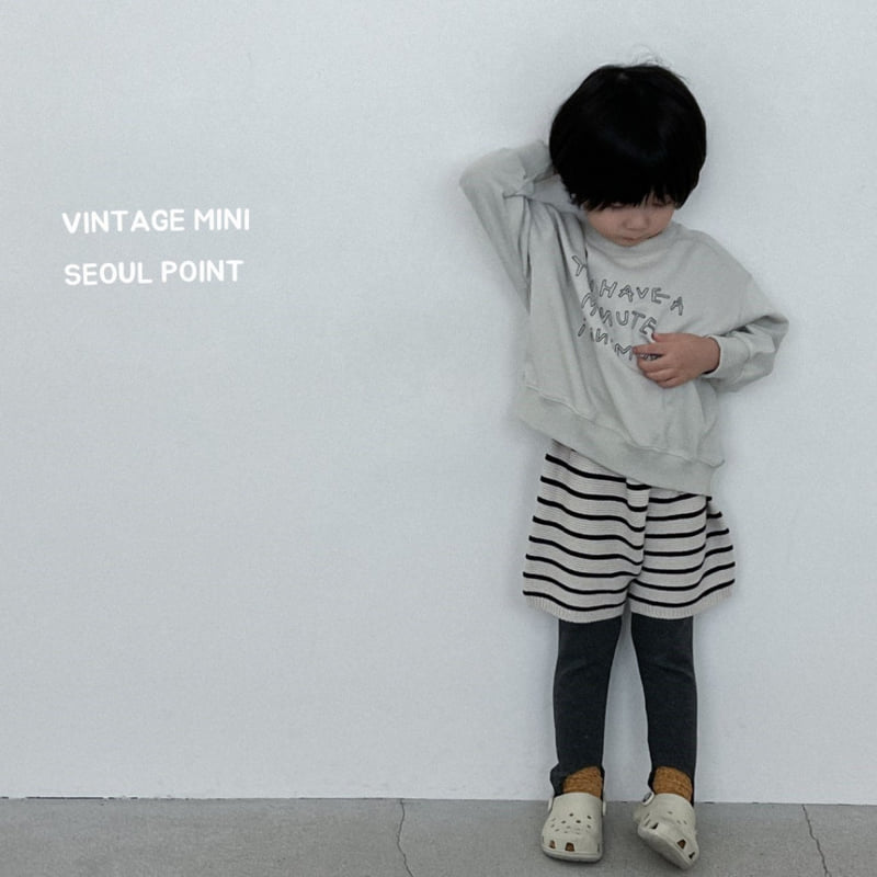 Minipoint - Korean Children Fashion - #minifashionista - MINUTE Sweatshirt - 6