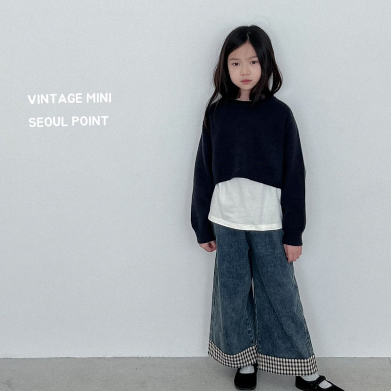 Minipoint - Korean Children Fashion - #minifashionista - Short Knit - 9