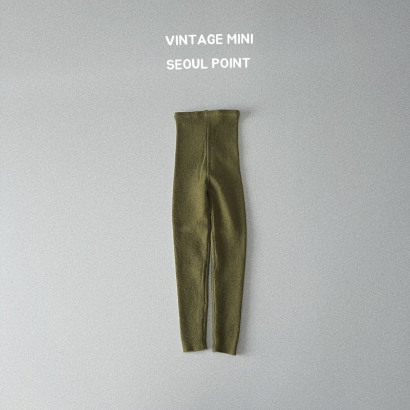 Minipoint - Korean Children Fashion - #prettylittlegirls - Knit Leggings